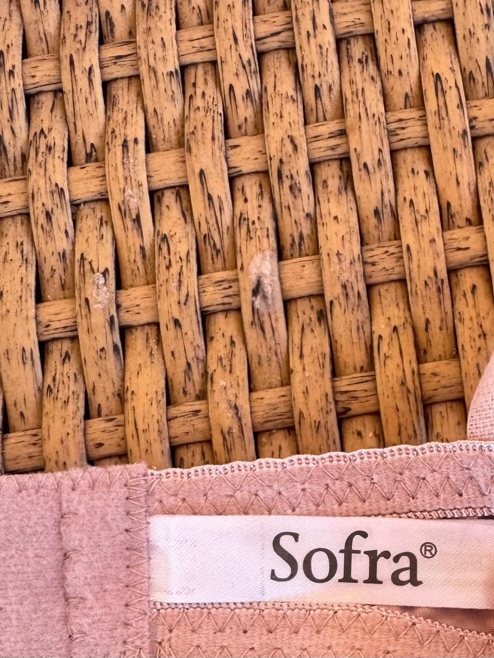 Sofra Intimates Beige Full‎ Coverage Adjustable Straps bra. Underwire Size 36C